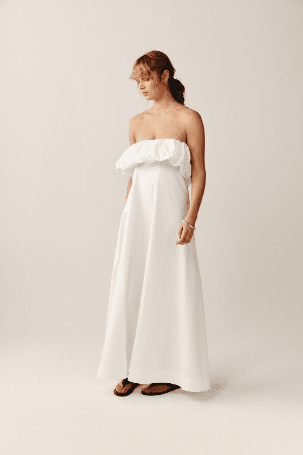 Girls ivory maxi dress best sale