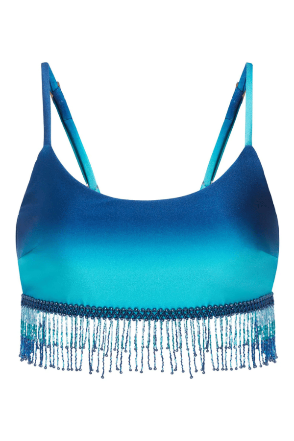 PatBo | Ombre Beaded Cropped Top High Tide | Girls With Gems