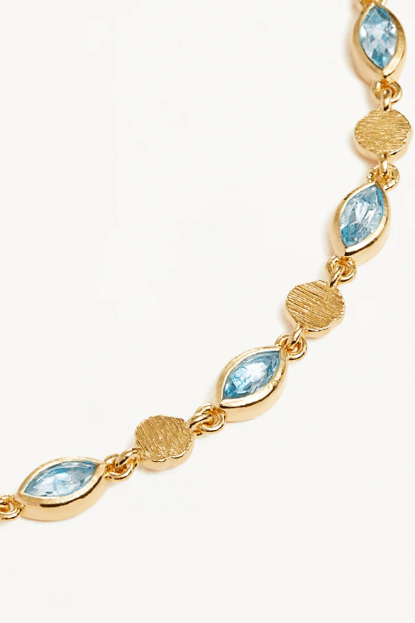 By Charlotte | 18k Gold Vermeil Protection of Eye Bracelet | Girls With Gems
