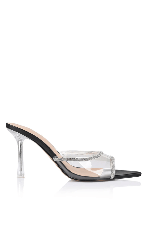 Transparent mules zara deals