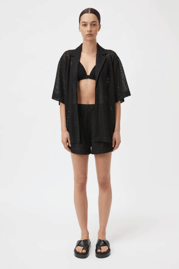 Camilla And Marc | Agna Lace Shorts Black | Girls With Gems