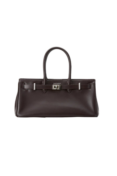 Austenne Bag Dark Rouge by Reh Studios – genuine leather shoulder bag with structured silhouette and adjustable strap for everyday styling.