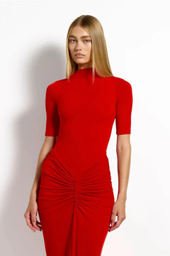 Esper Bodysuit Rio by Effie Kats - sculpting stretch jersey bodysuit designed for sleek evening styling or paired seamlessly with the Kayson skirt.