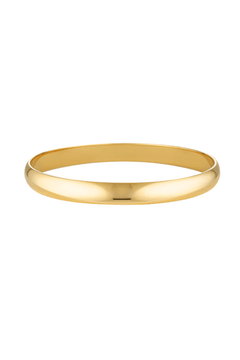 Heritage Bangle by Porter Jewellery, gold vermeil bangle with bold tube design. Perfect for stacking or statement styling.