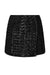 Oséree | Paillettes Lace Mini Skirt Black | Girls with Gems