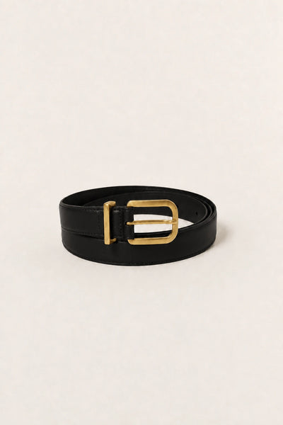 Renee Belt smooth Black Matte