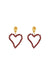 Mayol | All Of My Heart Earrings Mini Red | Girls with Gems 