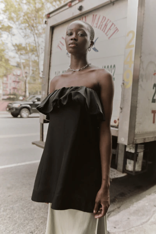 Marle | Azalea Dress Black | Girls With Gems