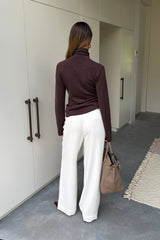 Ella Squire Relaxed Suit Pant Ivory