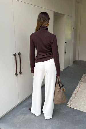 Ella Squire Relaxed Suit Pant Ivory