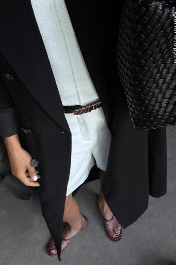 Clarissa Ballet Flat Merlot by Senso – Sheer mesh flats with crystal embellishments and rounded toe for a chic, sparkling everyday look.