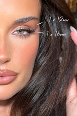 Cluster  Fluffies 0.3 by OWN Beauty Essentials, soft L curl cluster lashes with a 6mm base for a lifted, linear effect. Vegan-friendly, cruelty-free, and perfect for subtle volume and fullness.