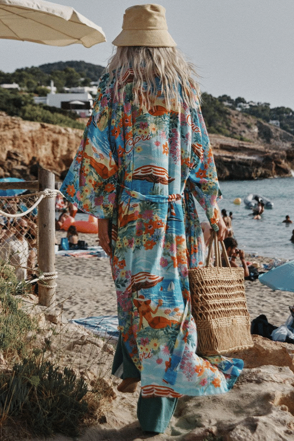 Spell | Capri Maxi Robe Ocean | Girls With Gems