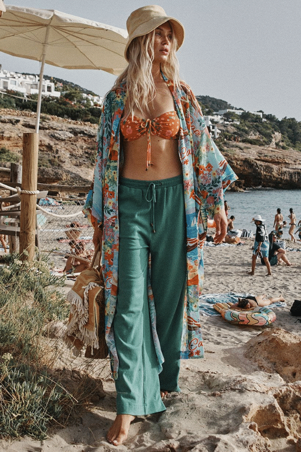 Spell | Capri Maxi Robe Ocean | Girls With Gems
