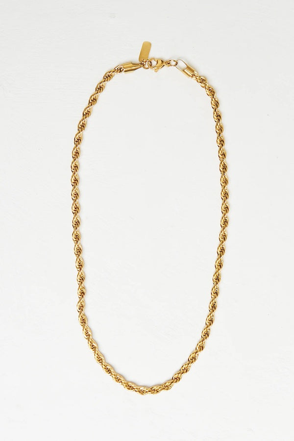 Enesea | Chunky Rope Chain Necklace | Girls with Gems