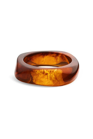 Noah The Label | Resin Bangle Dark Brown | Girls with Gems