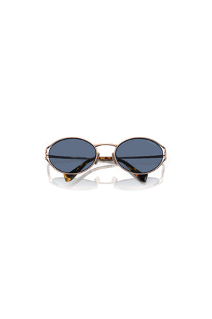 Miu Miu | MU 52YS Pink Gold W/ Dark Blue | Girls With Gems