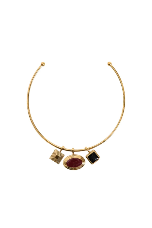 Solene Choker Charm Bundle Gold