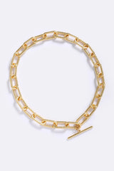 Emma Pills | Capri Chain Link Necklace Gold | Girls with Gems