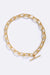 Emma Pills | Capri Chain Link Necklace Gold | Girls with Gems