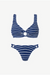 Hunza G | Hallie Bikini Navy/White | Girls With Gems