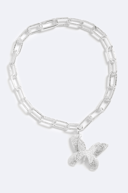 Emma Pills | Butterfly Effect Necklace Fearless Silver | Girls with Gems
