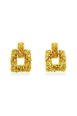 Boa Earrings by Amber Sceats, textured gold statement earrings, perfect for elevated everyday or evening styling