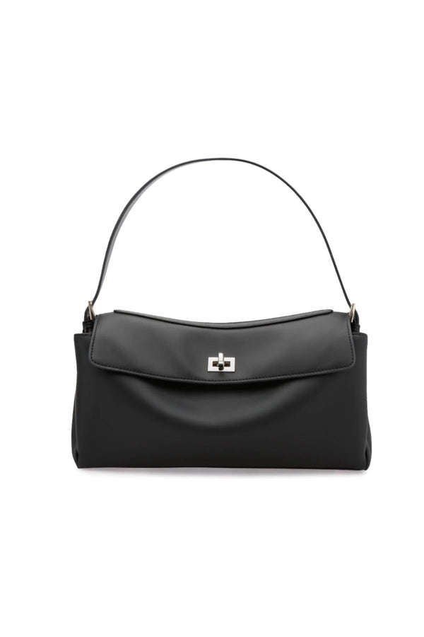 Valentina Bag Silver by Reh Studios – a structured leather bag with adjustable strap and dual compartments. Perfect for everyday wear.