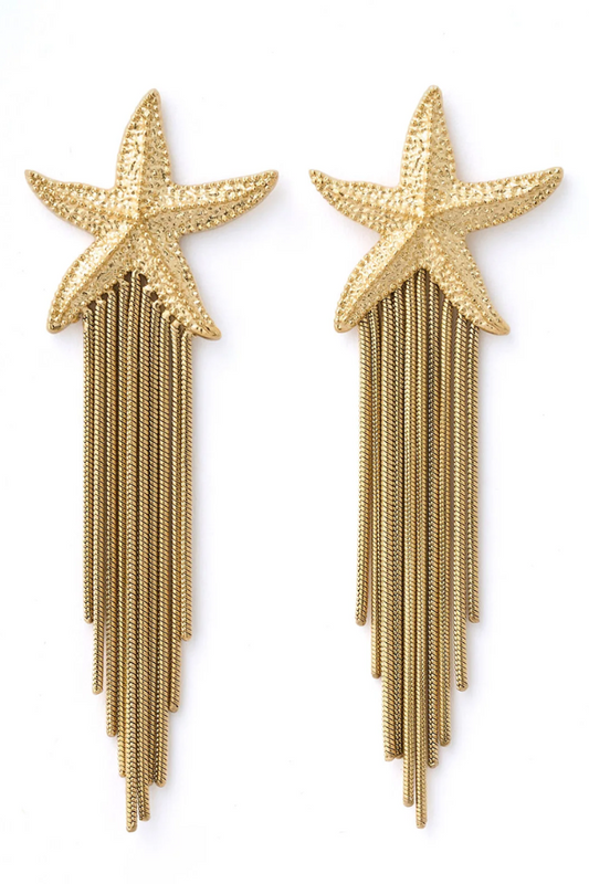 Arms of Eve | Shooting Star Gold Earrings | Girls with Gems