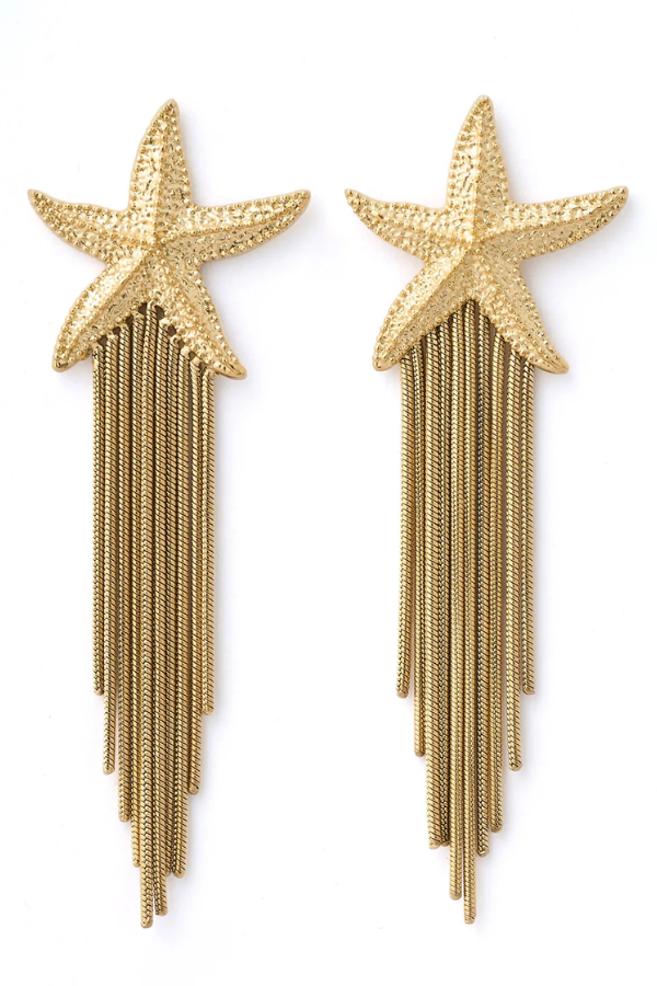 Arms of Eve | Shooting Star Gold Earrings | Girls with Gems