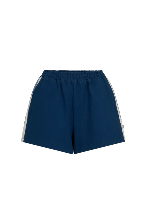 Araminta James | Parisienne Track Short Estate Blue | Girls with Gems