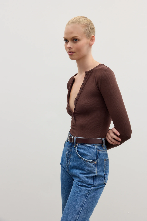 Bayse | Lara Bodysuit Chocolate | Girls with Gems