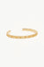 By Charlotte | 18K Gold Vermeil Live In Grace Cuff | Girls with Gems