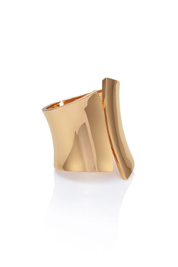 Noah The Label | Curved Cuff Gold | Girls with Gems