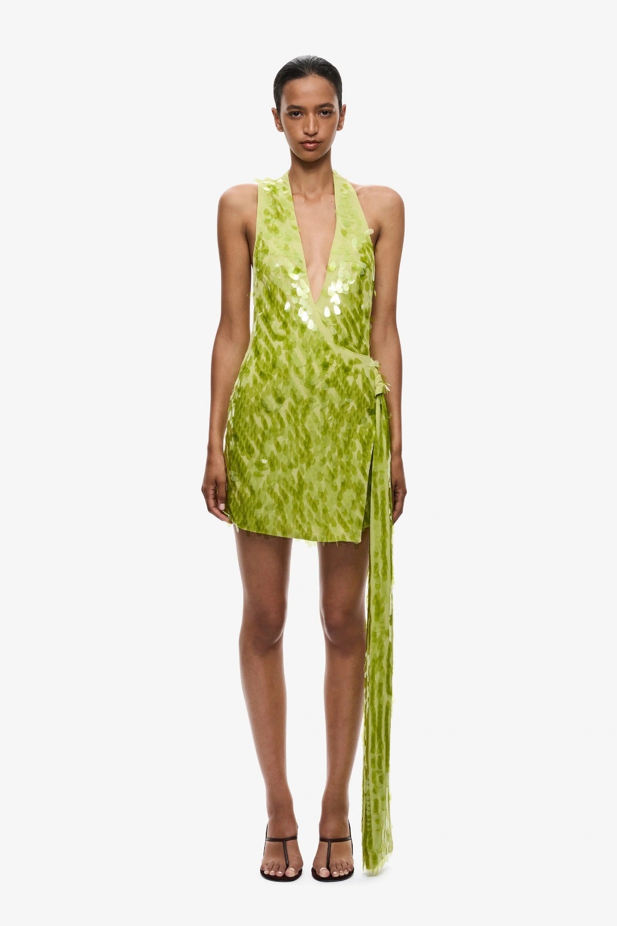 The 'Sapphire' Sequin Mini Dress Apple