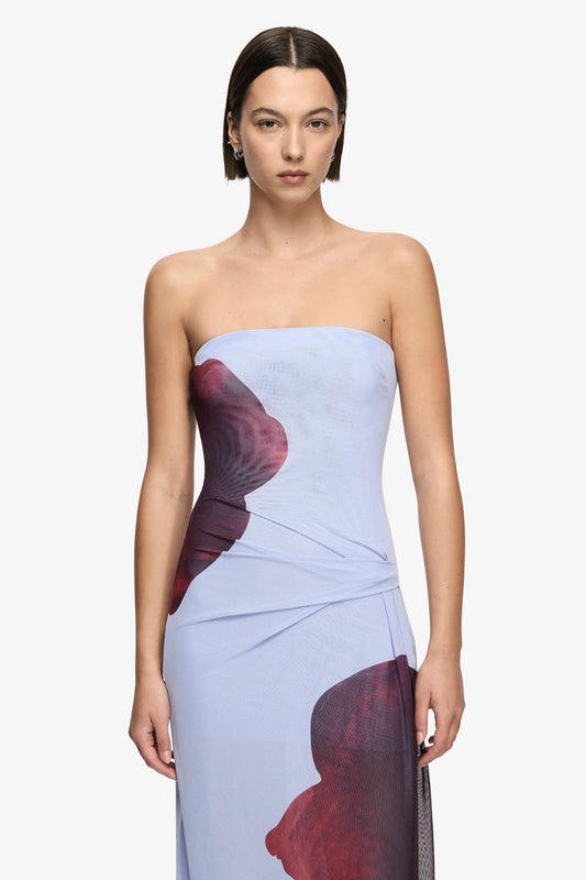 Georgiana Strapless Maxi Dress Bloom Floral