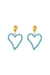 All Of My Heart Earrings Mini Baby Blue