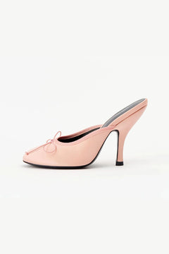 Kaiser Ballet Satin by Alias Mae, satin mule with bow detail and high heel, perfect for elegant evening or event styling