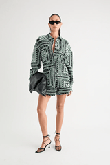 Chico Short Print by Pfeiffer, relaxed shorts with elastic waist and soft fabric. Perfect for casual days or laid back styling.
