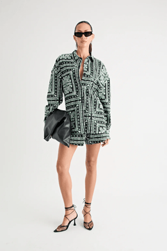 Chico Short Print by Pfeiffer, relaxed shorts with elastic waist and soft fabric. Perfect for casual days or laid back styling.