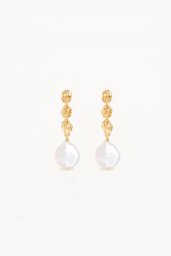 By Charlotte | Gold Grow With Grace Earrings | Girls with Gems