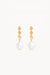 By Charlotte | Gold Grow With Grace Earrings | Girls with Gems