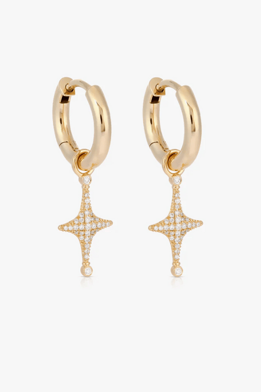 Aurora Hoops Gold Earrings