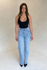 Celine Jeans Light Blue Jean by Sneaky Link, stretch denim jeans with sculpt fit, perfect for everyday flattering styling