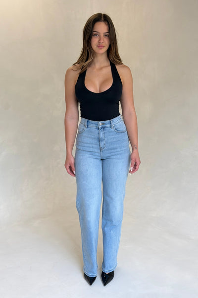 Celine Jeans Light Blue Jean by Sneaky Link, stretch denim jeans with sculpt fit, perfect for everyday flattering styling