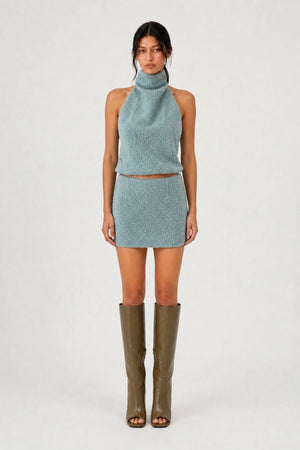 Miya Top Smokey Teal