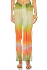 Nia Maxi Skirt Valle Sagrado by Baobab, sheer mesh maxi skirt, perfect for resort wear or layered evening styling