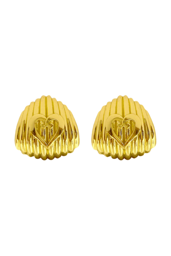 Mountain and Moon | Cameron Earrings Gold | Girls with Gems