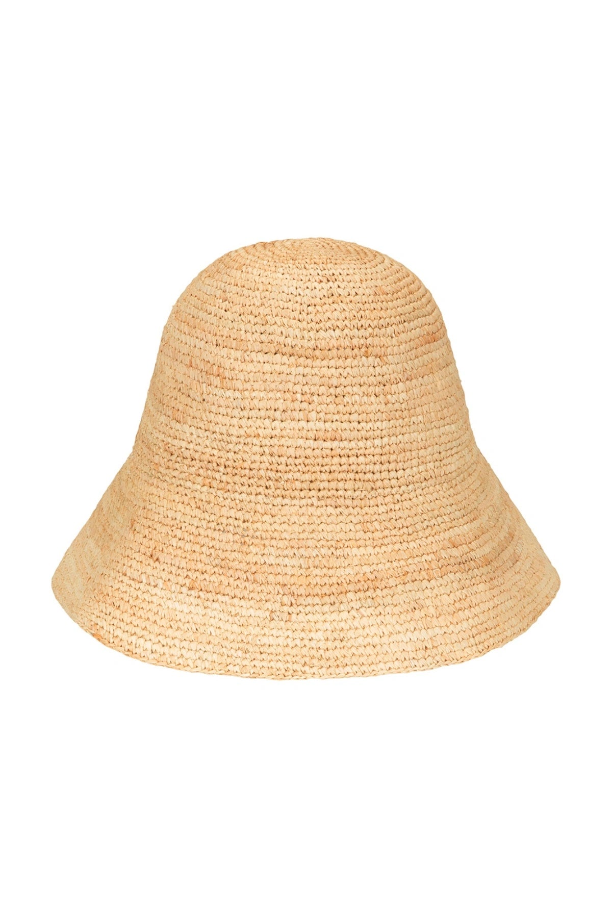 Shoal Bucket Raffia Crochet Packable Natural