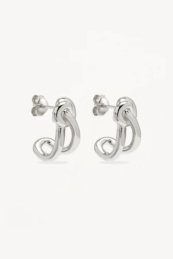 By Charlotte | Sterling Silver Always With You Earrings | Girls with Gems